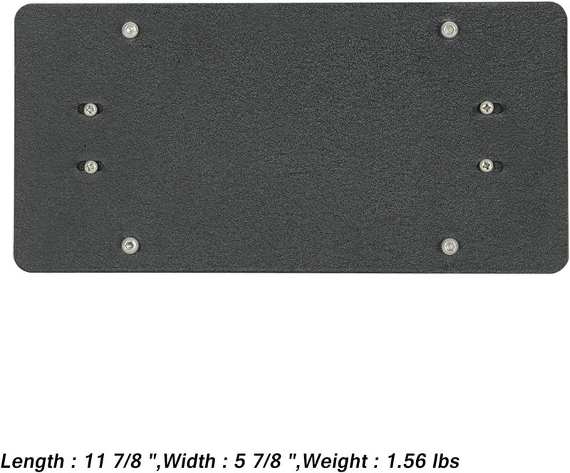 ZORASEN License Plate Mount Bracket for Winch Roller Fairlead - Image 4